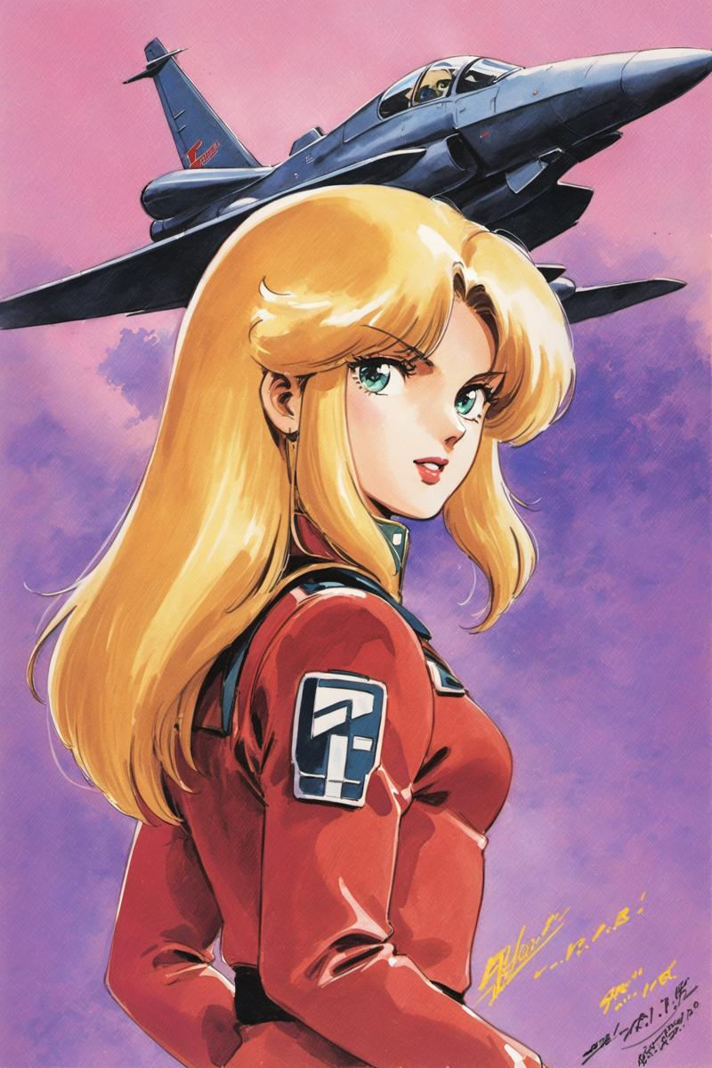 Vintage]1980s Anime Magazine Mobile Suit Z Gundam Pin-Up